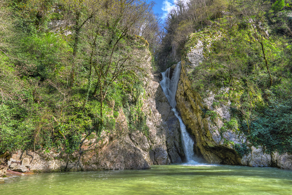 Агурские водопады в сочи фото